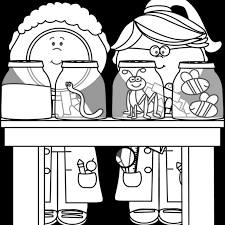 Kids science clipart black and white. Science Crown Hatenylo Com Kid Scientists Examining Child Scientist Clip Art Black And White Png Download Large Size Png Image Pikpng