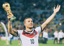 Moments after winning the 2014 world cup, german forward lukas podolski snapped one of the most memorable selfies in sports history. Greats Of The Game Lukas Podolski 2014 Lukas Podolski Pictured With