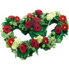 Funeral flower arrangements are a great way to share the pain and to heal your sorrow. Double Heart