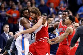 NBA: Chicago Bulls-Oklahoma City Thunder scuffle spills into fans