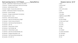 Kant Learning Test No 3 1 Dated Name Roll No Ppt Download
