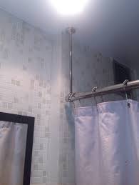 Unique Ceiling Shower Curtain Rod Curtainsideasvintage Shower Curtain Track Shower Curtain Rods Hanging Curtain Rods