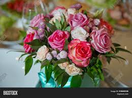 Purple and yellow flowers bouquets. Pink White Yellow Image Photo Free Trial Bigstock