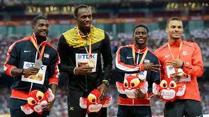 Usain bolt of jamaica runs ahead of aska cambridge of japan, trayvon bromell of the united states and andre de grasse of canada in the men's 4 x 100m relay final on day 14 of the rio 2016 olympic games at the olympic stadium on august 19, 2016 in rio de janeiro, brazil. Donovan Bailey Sees De Grasse On 100 Metre Podium For Sure Sportsnet Ca