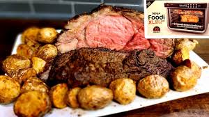 Also known as prime rib, it's a beef cut that's incredibly succulent with superior taste. Air Fryer Prime Rib W Baby Yellow Potatoes Ninja Foodi Xl Pro Air Fryer Oven Airfryer Prime Rib Youtube
