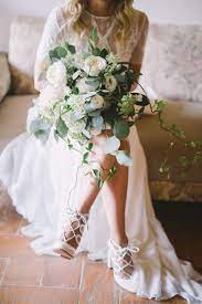 Wedding Bouquet With Silver Dollar Eucalyptus Photo By Nastja Kovacec Http Ruffledblog Com A Tuscan Wedding Dresses Dream Wedding Eucalyptus Wedding Decor