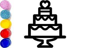 The step by step for kids drawing lesson on how to draw a birthday cake is now available on our site. Heart Birthday Cake Drawing For Kids How To Draw Cake Learn Colors For Toddlers Kids Art Drawing For Kids Cake Drawing Cute Drawings For Kids