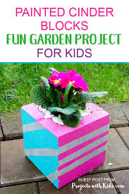 See more ideas about cinder block walls, block wall, cinder block. Painted Cinder Blocks Fun Garden Project For Kids
