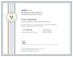 Certificate of Completion