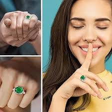 55Carat Genuine Indian Ruby Sterling Silver Ring for Women Prong Cut  Astrological Size 5 to 13.5, Gemstone Crystal Metal Rhinestone,  Natural-Ruby? : ...