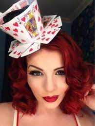 Get Inspired 15 Paper Halloween Costume Ideas Teacup Fascinator Made From Heart Costume Queen Of Hearts Costume Alice In Wonderland Costume