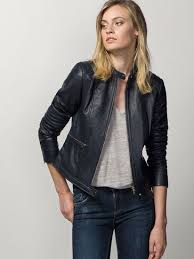 Blue Leather Jacket United States Of America Estados Unidos De America Blue Leather Jacket Leather Jacket Outfits Leather Jackets Women