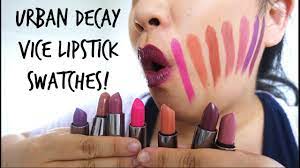 Earlier this year, urban decay launched 120 new lipsticks! Urban Decay Vice Lipstick Swatches And First Impressions Youtube