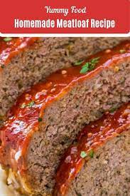 It's also fairly easy and simple to make. Homemade Meatloaf Recipe Homemade Meat Loaf Recipe Homemade Meatloaf Healthy Diner Recipes