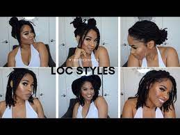 Dreadlock hairstyles one of the most popular hairstyles of all time is dreadlock hairstyles for women. Super Cute Easy Loc Styles And Quick Youtube Locs Hairstyles Dreadlock Styles Short Locs Hairstyles