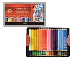 Koh I Noor Polycolor Artists Coloured Pencils Set Of 72