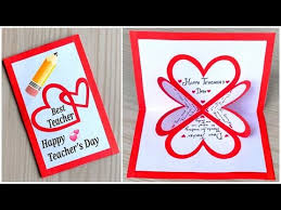 When autocomplete results are available use up and down arrows to review and enter to select. Diy Teacher S Day Pop Up Card Making How To Make Teacher S Day Greeting Card At Home Youtube
