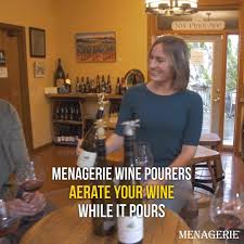 Wine aerators allow your wine to breathe, making it taste and smell better. Menagerie Wine Pourers Posts Facebook