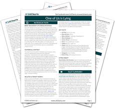 We always try to keep the family dinner as something we cannot go a day without, since for us it's the family bonding that lies behind. One Of Us Is Lying Study Guide Literature Guide Litcharts