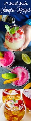 Add the lemon slices and lime slices/. 10 Must Make Sangria Recipes Sangria Recipes Yummy Drinks How To Make Sangria