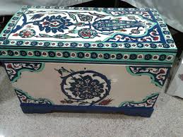 Ahsap Boyama Ceyiz Sandigi Sandik Decoupage Ahsap Isleme