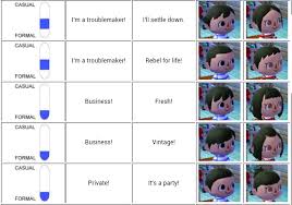 Hairstyle guide acnl ew leaf hair guide (english. The Town Of Segacoa Shoutatunes I Found This Really Great Acnl Hair
