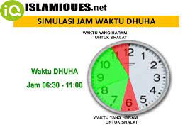Untuk awal waktu sholat dhuha ini dimulai 20 menit setelah matahari terbit. Bacaan Doa Sholat Dhuha Full Arab Latin Artinya Islamiques Net