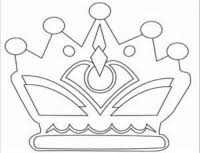 Gratis kroon van koningin kleuring en printen pagina. Woorden Bij De Hoogdag Van Christus Koning Tiberias