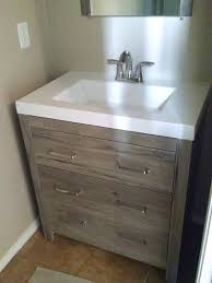 Glacier Bay Woodbrook 30 5 In W Vanity In White Washed Oak With Cultured Marble Vanity Top In White Bathroom Vanity White Vanity Bathroom Grey Bathroom Vanity