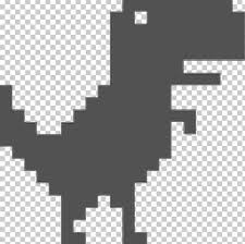 Google Chrome Guess The Font Dinosaur Game Nvidia Shield Png Clipart Angle Black Black And White