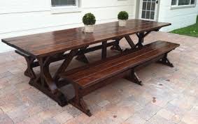 Our farmhouse tables offer a unique design that is sure to compliment most event spaces that feature a rustic decor. My Fancy Farmhouse Table Version 10 Long Ana White