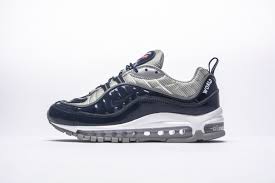 Nike X Supreme Air Max 98 Blue 844694 400 Nike Best Sneakers Nike Air Max