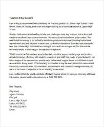 7 Teacher Reference Letters Free Samples Examples Format Download Free Premium Templates