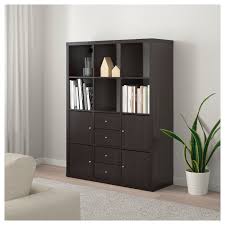 Kallax Regal Mit 6 Einsatzen Schwarzbraun Ikea Osterreich Kallax Shelving Unit Ikea Kallax Shelving Shelving Unit