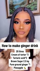 Ginger Drink Recipe in 20l Bucket