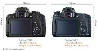 *image may differ with actual product's layout, color, size & dimension. Canon 750d Vs Canon 760d Detailed Comparison