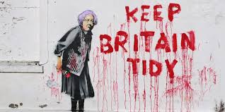 Banksy, anonymous british graffiti artist known for his antiauthoritarian art, often done in public places. History Of Street Art In The Uk Widewalls