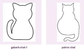 Patrons Gabarits Dessins Chats Dessin Chat Dessin Dessin Coloriage
