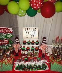 Christmas Dessert Table Candy Buffet Ideas Christmas Party Treats Christmas Dessert Table Christmas Party Candy