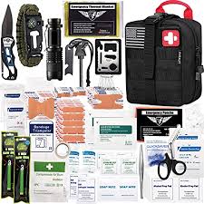 This item can be upgraded with the 'kit of the first hunt style unlock' granted to players who complete at least 40 stars on the path of the saboteur. Amazon Com Emergency Survival Kit 151 Pcs Survival Gear First Aid Kit Outdoor Trauma Bag With Tactical Flashlight Knife Pliers Pen Blanket Bracelets Compass For Camping Earthquake Or Adventures Sports Outdoors