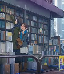 Yaguchi Bookstore By Kskb Cool Backgrounds Bookstore Book Sale