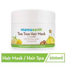 Mamaearth Anti Dandruff Tea Tree Hair Mask With Tea Tree And Lemon Oil For Danrduff Control And Itch Hair Mask Anti Dandruff Tea Tree