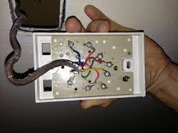 If it's a blue wire, this may be your common. Replace Honeywell T8034c1481 Mercury Thermostat With Honeywell Rth8580wf Wifi Doityourself Com Community Forums