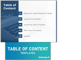 Table Of Content Powerpoint Templates Slideuplift In 2020 Table Of Contents Template Powerpoint Powerpoint Templates