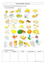 Food Drink Worksheet Free Esl Printable Worksheets Made By Teachers Healthy Food Delivery Food And Drink Food