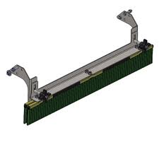 Universal fit for all zero turn mower brands create beautiful mowing patterns pivots with the terrain. John Deere Ztrak 48a 54a Grass Groomer Kit Lp63764
