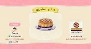 Blueberry Pie Animal Crossing Animal Crossing Cafe Animal Crossing 3ds