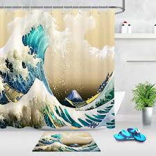We provide only the products which we have throughly checked their funcitionality, design, cost performance and build. Art Japanese Bathroom Decor Shower Curtain The Great Waves Cartoon Design Shower Curtain Waterproof Polyester Bath Curtains Shower Curtains Aliexpress