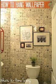 How To Hang Wallpaper Whats Ur Home Story How To Hang Wallpaper Newspaper Wallpaper Newspaper Wall