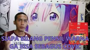 Pensil Warna Faber Castell Classic Joyko Di Sketchbook Lyra Menggambar Tips Mewarnai Anime Youtube